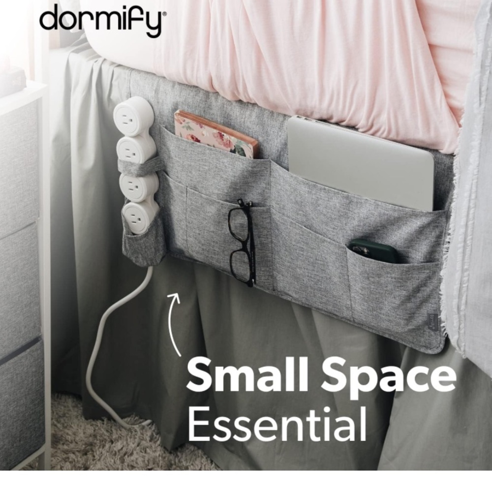 Dormify Bed Organizer Storage Caddy Dorm Home Great